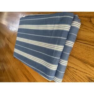 Pottery Barn Kids Striped Cotton Curtain Panels 44” X 63” Set of 2